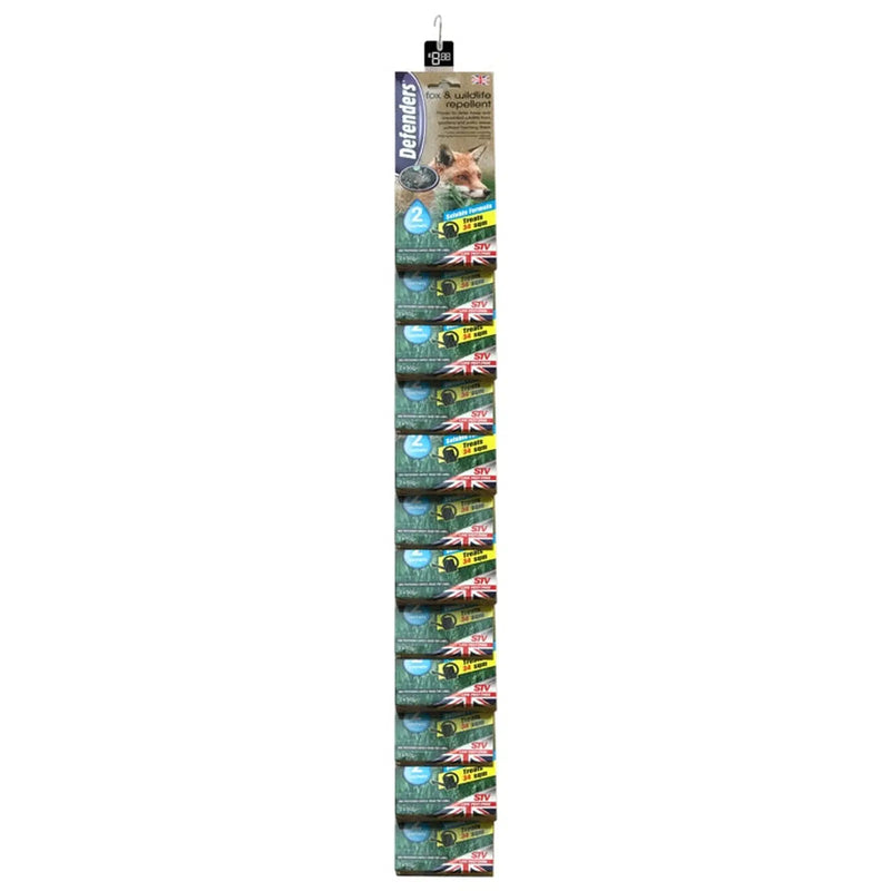 Defenders Fox & Wildlife Repellent 2 x 50g Clip 12