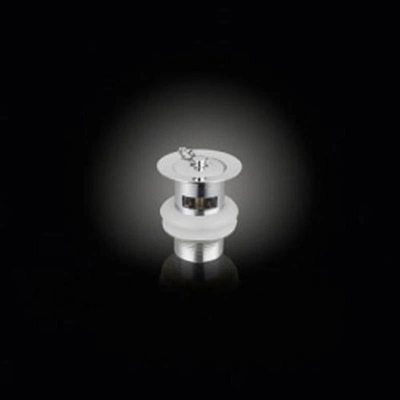 SupaPlumb Plug and Chain Basin Waste With chrome plug