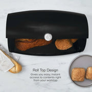 Swan Townhouse Bread Bin Black