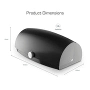 Swan Townhouse Bread Bin Black