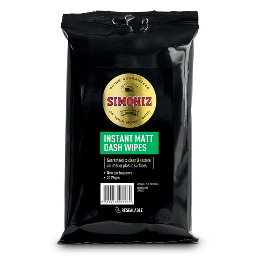 Simoniz Dashboard Wipes Matt Laminate Pack 20