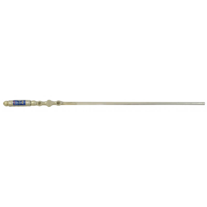 Woodside White Finish Wooden Curtain Pole 180cm, 28mm diameter