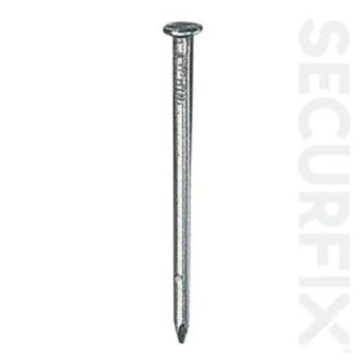 Securfix Round Wire Nails Galvanised 75mm 2.5kg