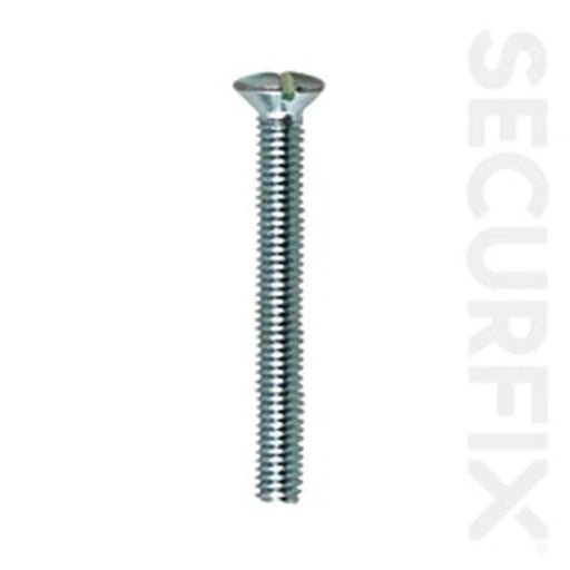 Securfix Switch Plate Screw M3.5X50 Zinc Plated 75 Pack
