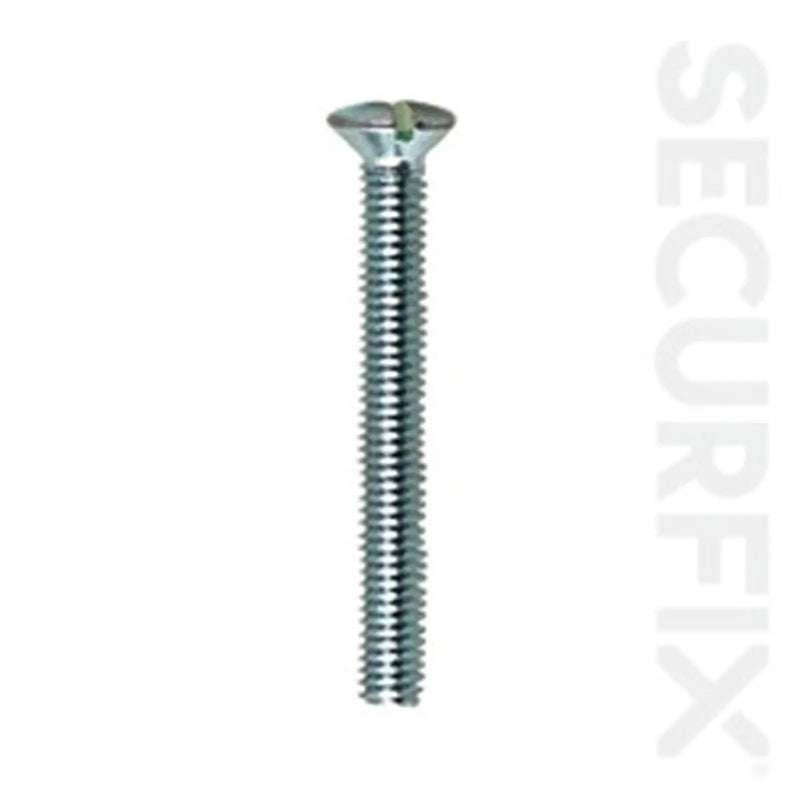 Securfix Switch Plate Screw M3.5X50 Zinc Plated 75 Pack