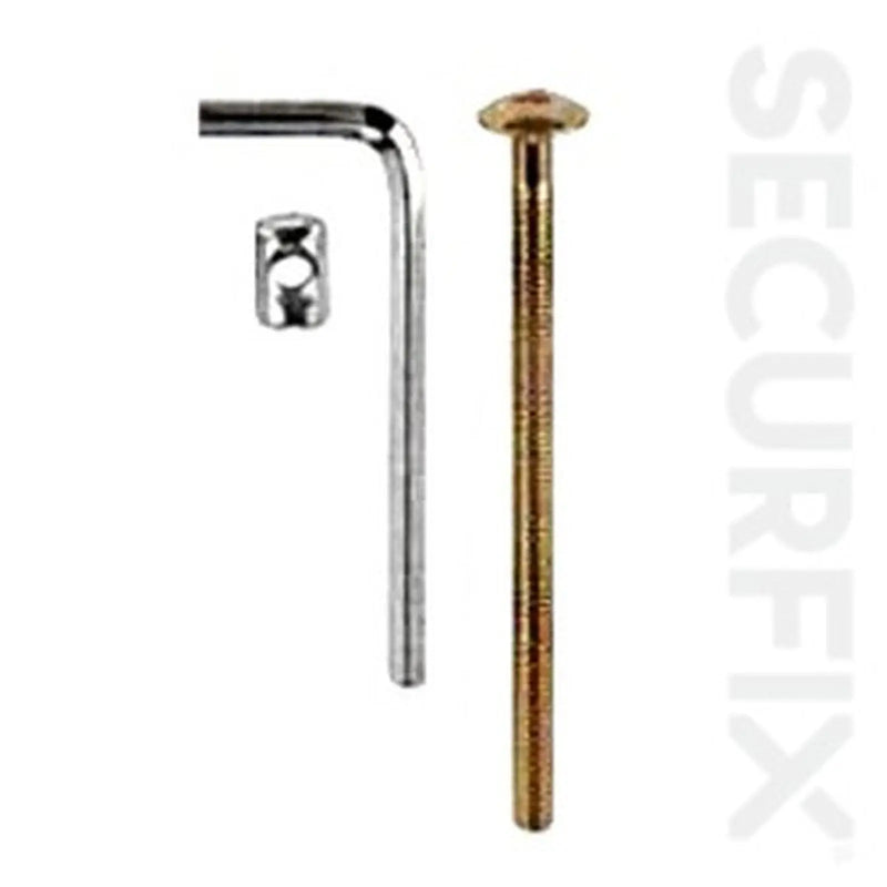 Securfix Furniture Bolt M6X50mm Single