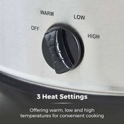 Tower Stainless Steel Slow Cooker 3.5L