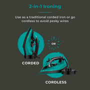 Tower Ceraglide Iron Cord /Cordless Teal 2800w