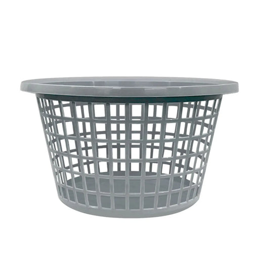 TML Round Laundry Basket Silver