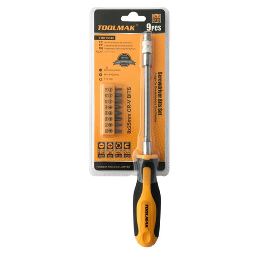 Toolmak Screwdriver Bit Set 9pcs