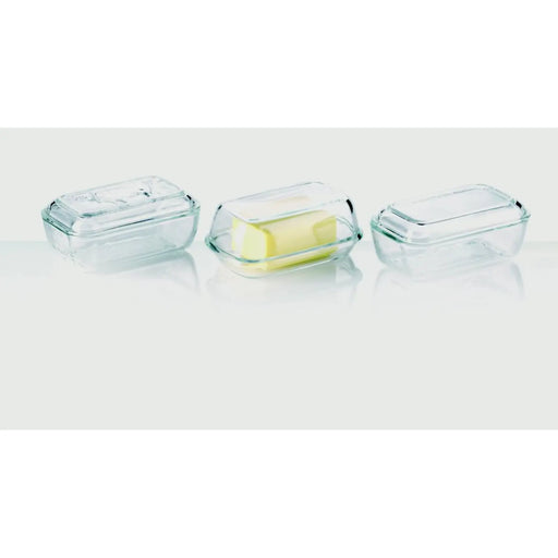 Luminarc Cow Butter Dish With Lid Clear