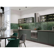 Golden Tile Vintage Ceramic Wall Tile 300 x 100 x 7mm 0.84m2 Green