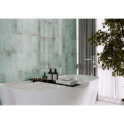 Golden Tile Vintage Ceramic Wall Tile 300 x 100 x 7mm 0.84m2 Light Green