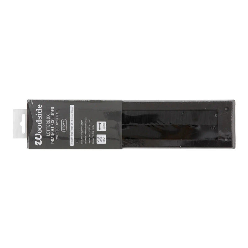 Woodside Letterbox Draught Excluder Brown