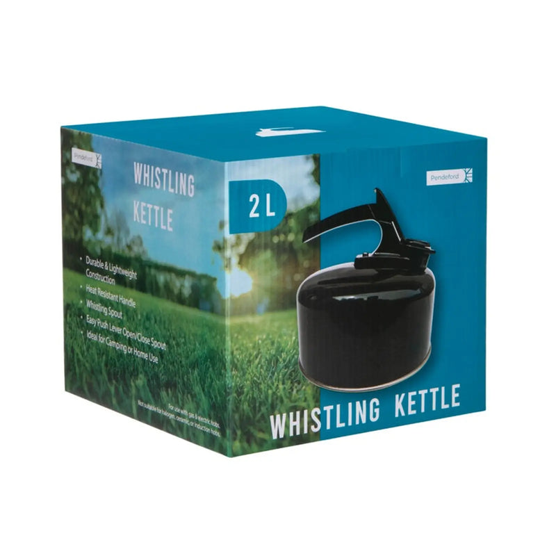 Pendeford Whistling Kettle 2L Black
