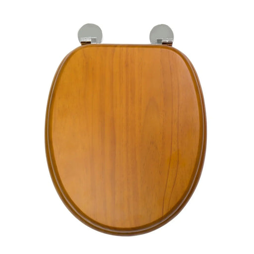 Croydex Flexi-Fix Toilet Seat Davos Antique Pine