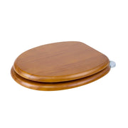 Croydex Flexi-Fix Toilet Seat Davos Antique Pine