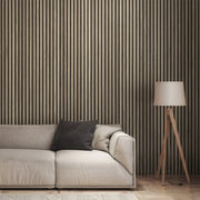 Cheshire Mouldings Acoustic Wall Panel Walnut 21 x 2400 x 605mm