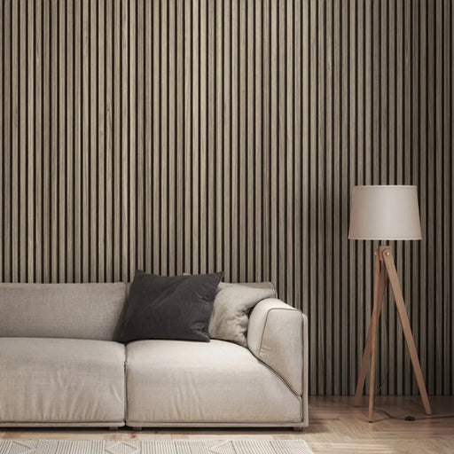 Cheshire Mouldings Acoustic Wall Panel Walnut 21 x 2400 x 605mm