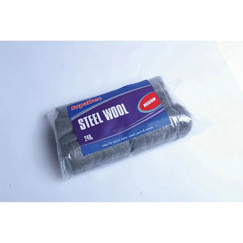 SupaDec Steel Wool 240g Medium