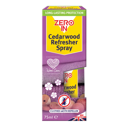 Zero In Cedarwood Refresher Spray 75ml