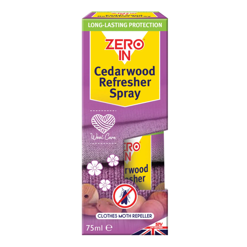 Zero In Cedarwood Refresher Spray 75ml