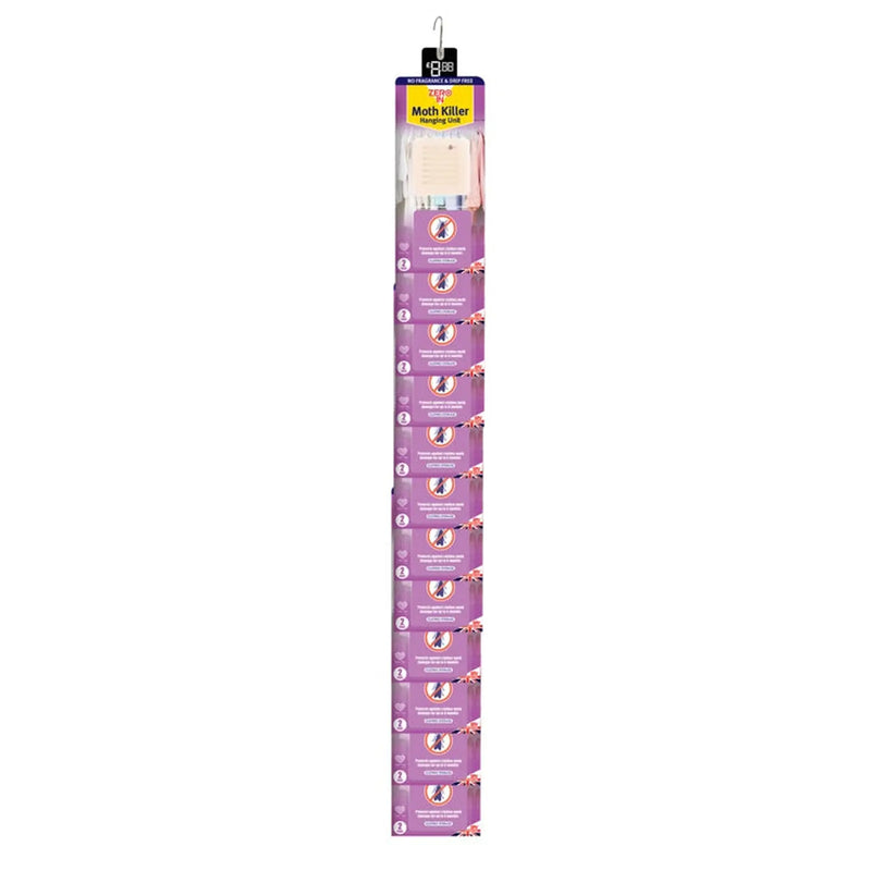 Zero In Moth Killer Hanging Units Pack 2 Clip 24