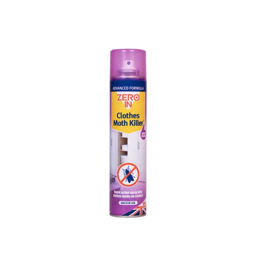 Zero In Clothes Moth Killer 300ml Aerosol
