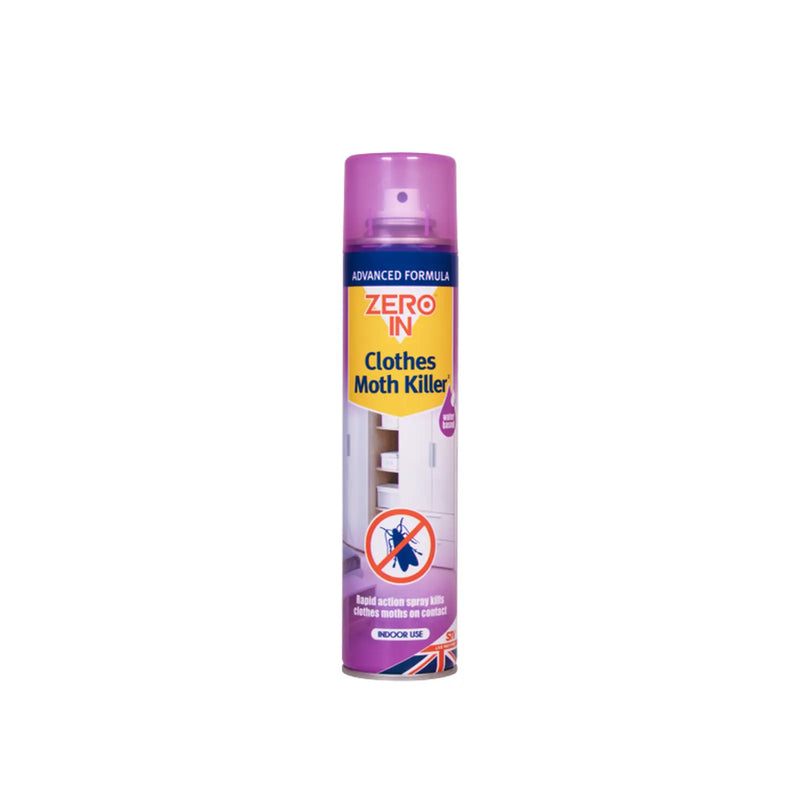 Zero In Clothes Moth Killer 300ml Aerosol