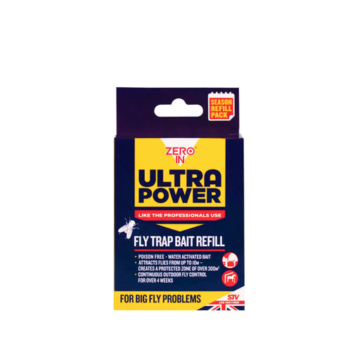Zero In Ultra Power Outdoor Fly Trap Refill Pack 6 x 8g