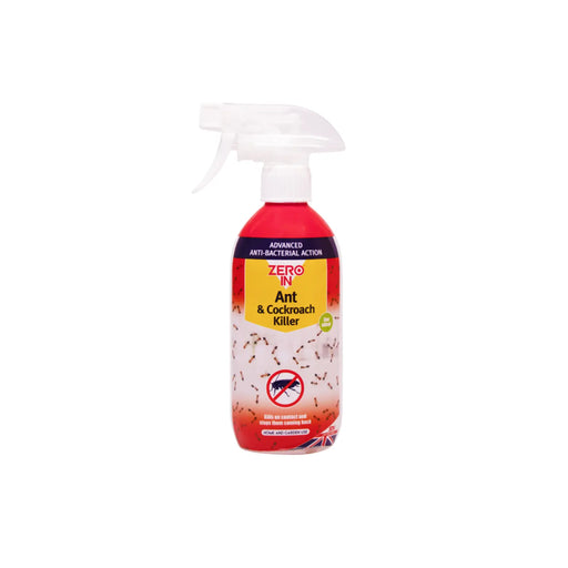 Zero In Anti-Bacterial Ant & Cockroach Killer 500ml