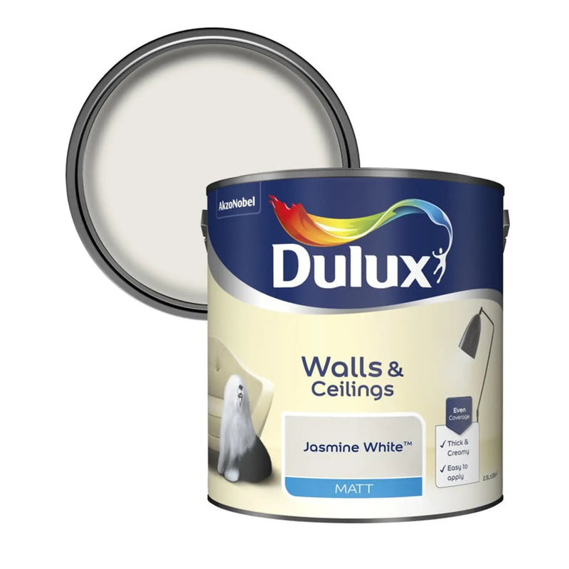 Dulux Matt 2.5L Jasmine White