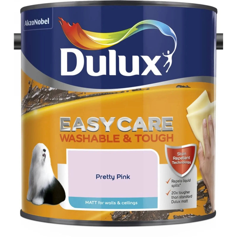 Dulux Easycare Matt 2.5L Pretty Pink
