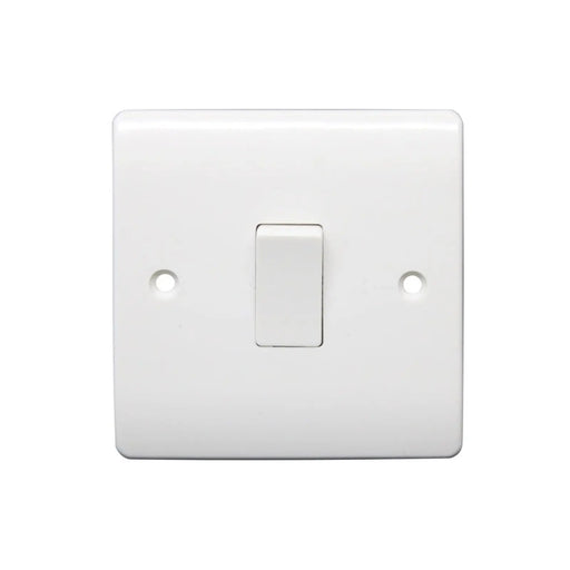 Securlec 1 Gang 2 Way Light Switch Round Edge