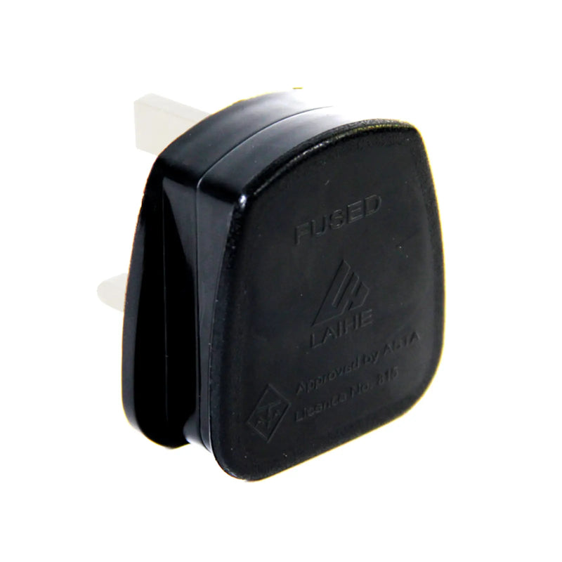 Securlec 3 Pin Nylon BS Plug, Fused 13A Black Display Box