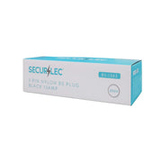 Securlec 3 Pin Nylon BS Plug, Fused 13A Black Display Box