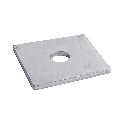 TIMCO Square Plate Washers Silver