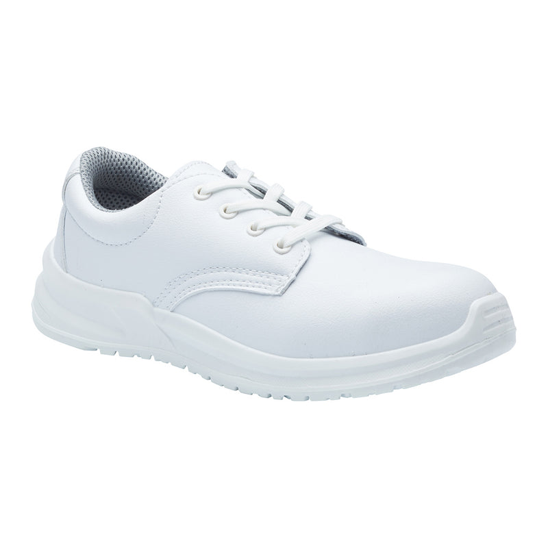 Blackrock Hygiene Lace-Up Shoe - White size 9