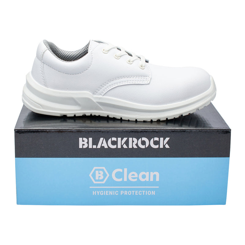 Blackrock Hygiene Lace-Up Shoe - White size 9