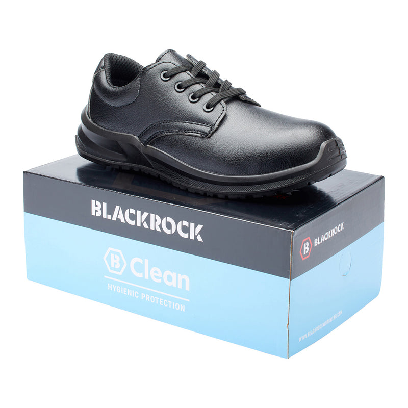 Blackrock Hygiene Lace-Up Shoe - Black size 8