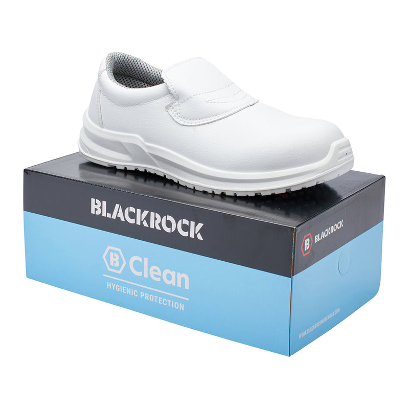 Blackrock Hygiene Slip-On Shoe - White size 4