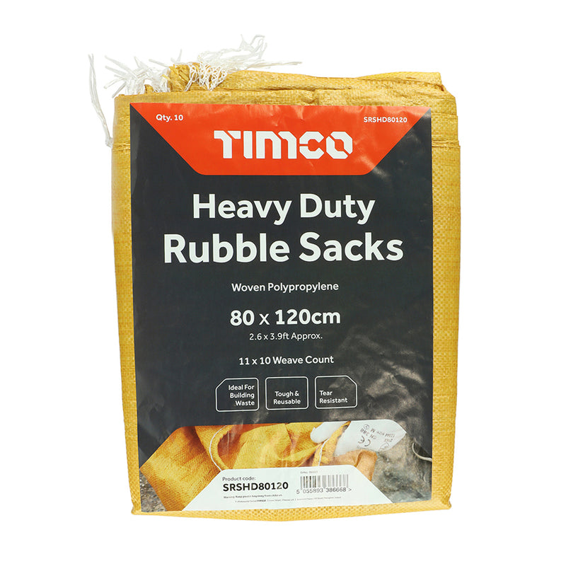 TIMCO Heavy Duty Rubble Sacks