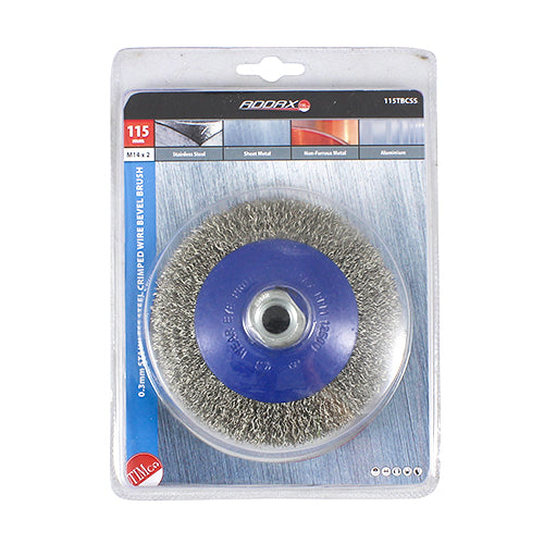 TIMCO Angle Grinder Bevel Brush Crimped