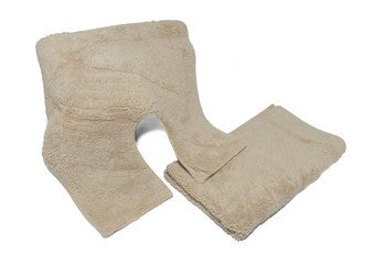 Imperial 100% Cotton Bath Mat Set Stone
