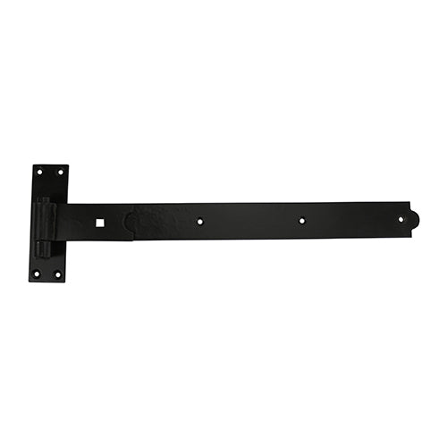 TIMCO Straight Band & Hook On Plates Hinges Black - 250mm
