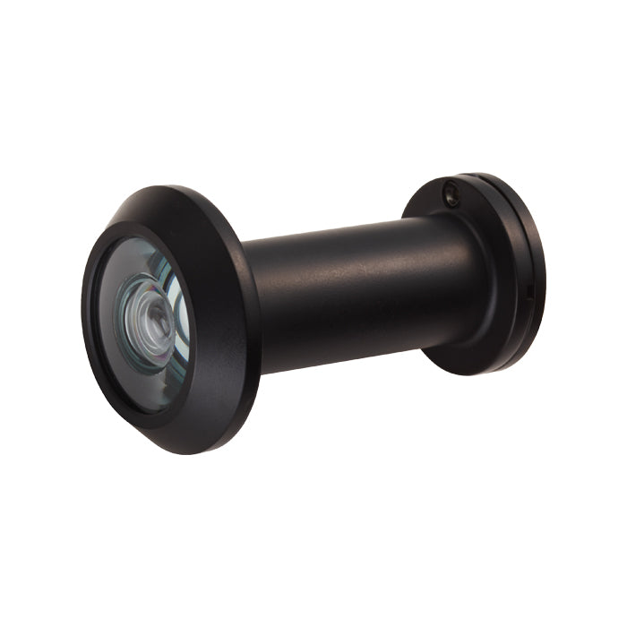 Door Viewer - 180 Degree - Crystal Lens - Matt Black