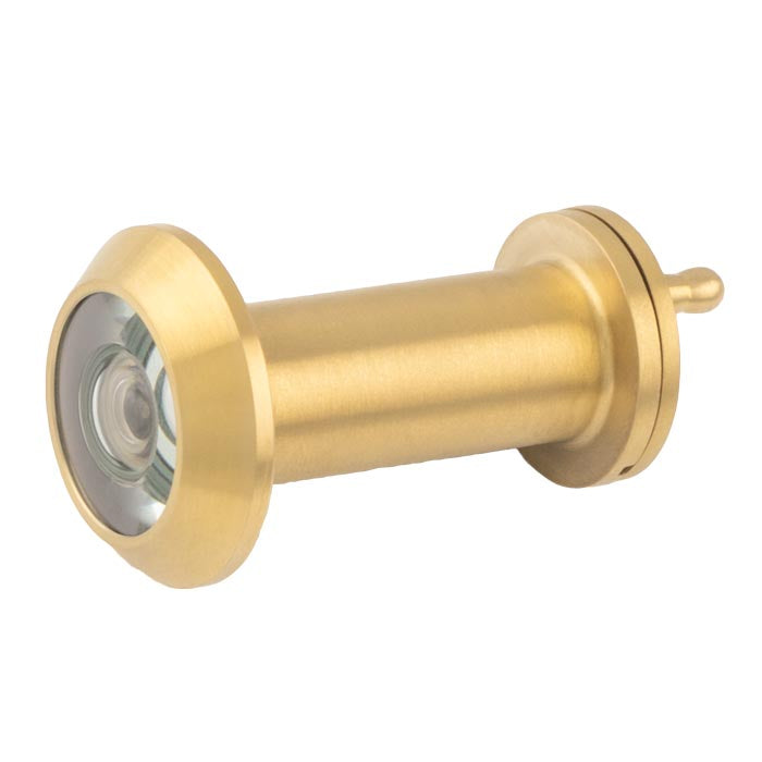 Door Viewer - 180 Degree - Crystal Lens - Satin PVD