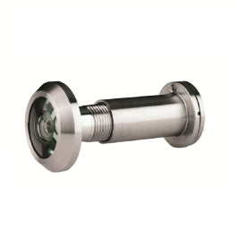Door Viewer - 180 Degree - Crystal Lens - Satin Stainless Steel