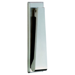 Door Knocker - 167 X 40Mm - Bolt Through Fixing - Satin Stainless Steel