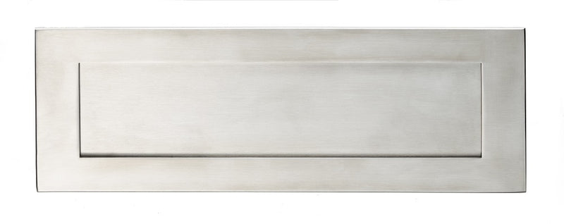 Letter Plate - 305 X 104 X 3Mm - Bolt Through Fixing - Satin Stainless Steel 305X104X3